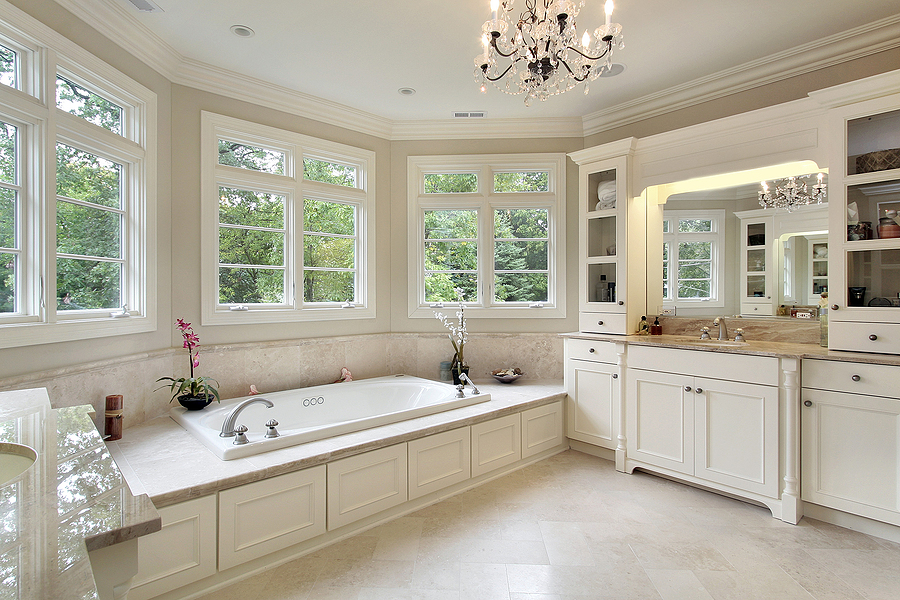 Master Bath In Luxury Home